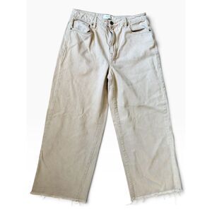 Hidden Los Angeles Wide Leg Khaki Denim - size 28